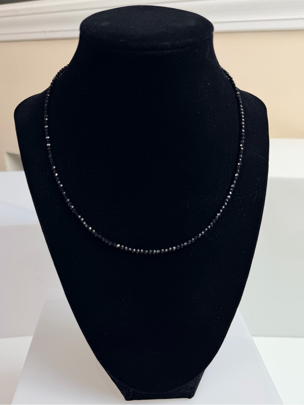Rachel Lynn x Corri Lynn Night Owl Itsy Black Spinel Adjustable Necklace 15 inch